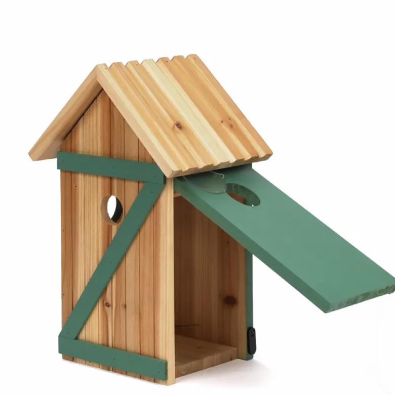 Nichoir caméra en bois