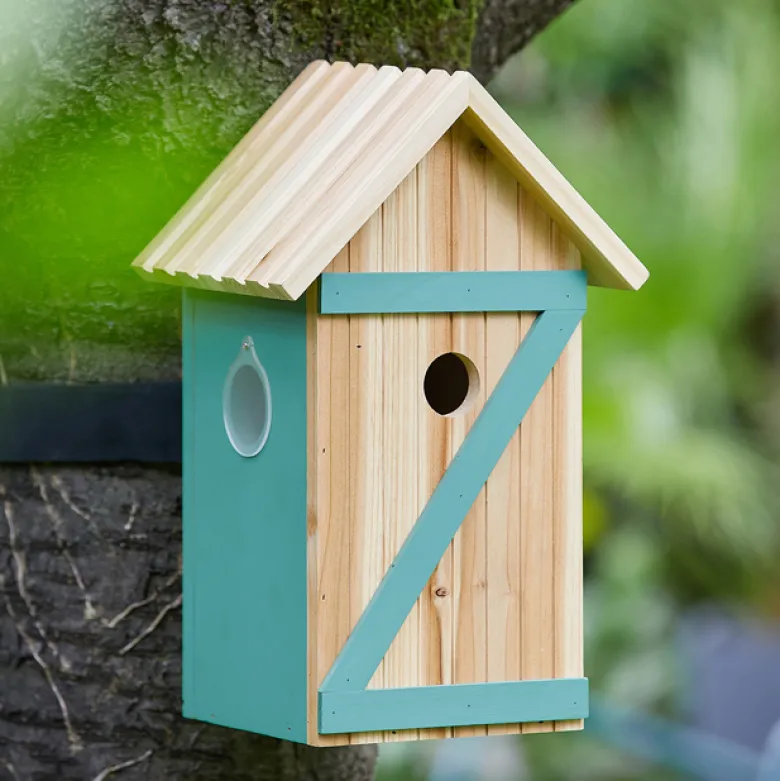Nichoir caméra en bois