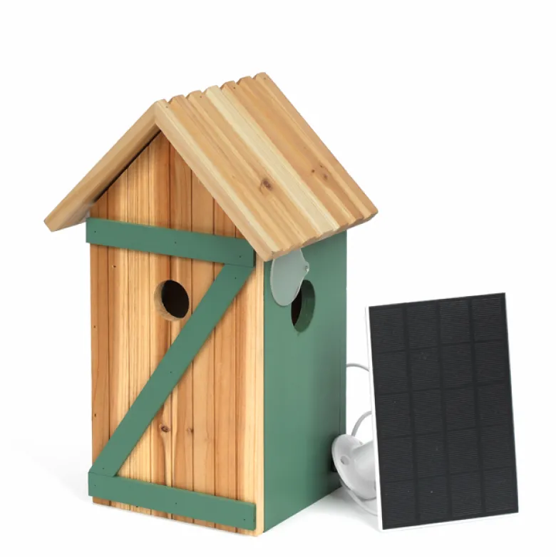 Nichoir caméra en bois
