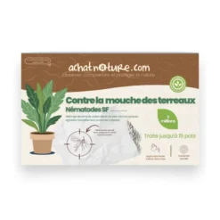 Nématodes sf - 15 pots - mouches des terreaux - 3 millions