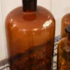 Nsemble de pots d'apothicaire en verre n°824