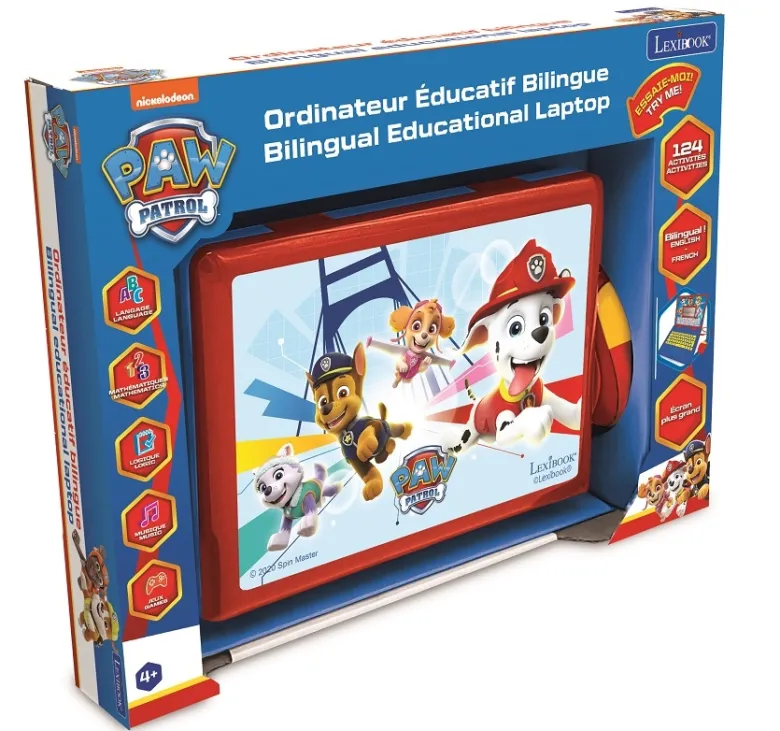 Ordinateur éducatif la pat patrouille