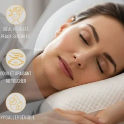 Oreiller sensidoux lyocell peaux sensibles