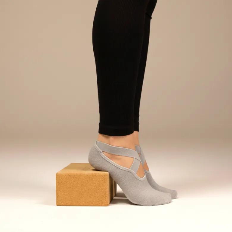 8 paires chaussettes antidérapantes yoga Multicolore