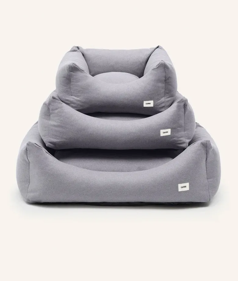 Panier basic l - gris