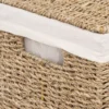 Panier à linge rectangle seagrass
