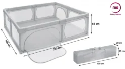 Parc bébé tissu pvc imperméable 200*160