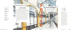 Paris passages - déambulation aquarellée dans les passages couverts