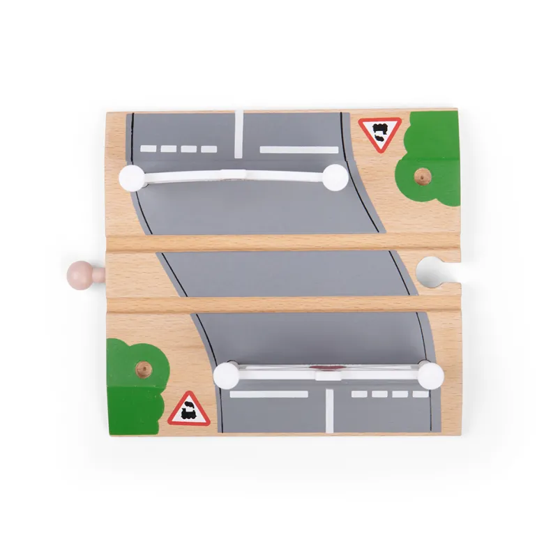 Passage à niveau en bois