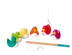 Pêche à la ligne canard pour le bain