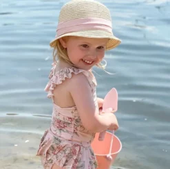 Pelle de plage rose