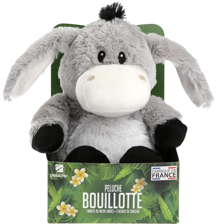 Peluche bouillotte ane