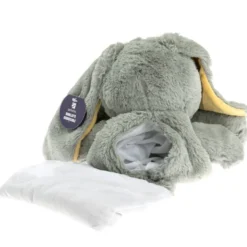 Peluche bouillotte déhoussable lapin