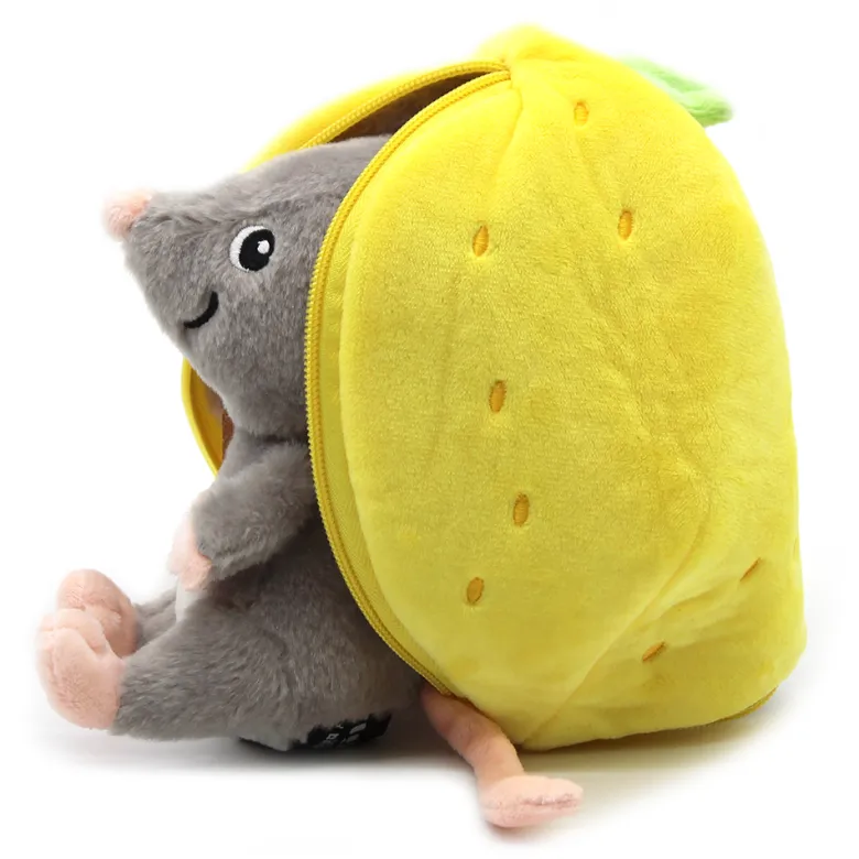 Peluche flipetz souris citron