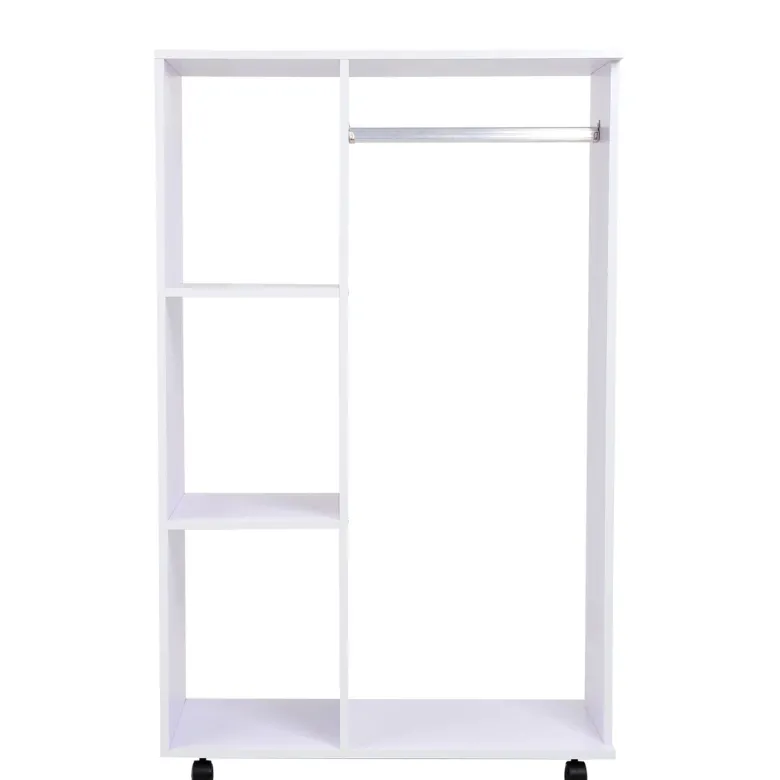 Penderie de rangement sur roulettes