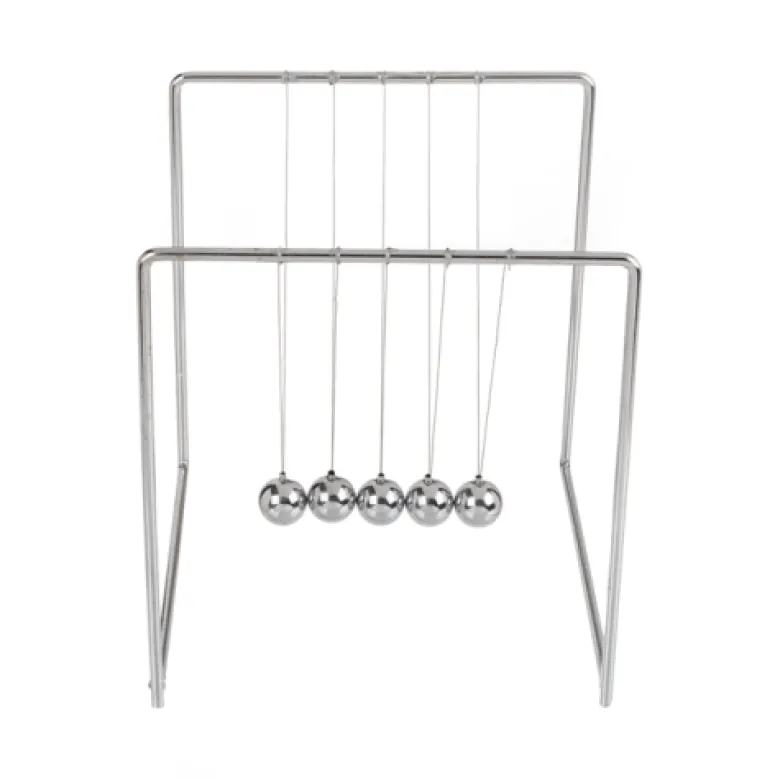 Pendule de newton balancier zen en métal