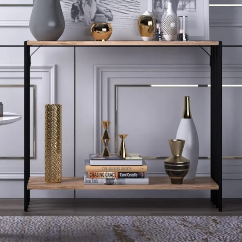 Pitea console industrielle avec étagères