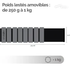 Poids lestés réglables