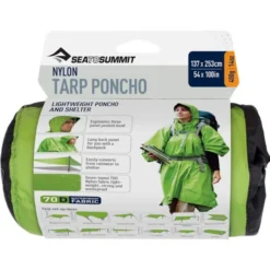 Poncho tarp sea to summit nylon vert