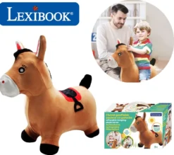 Poney sauteur gonflable avec housse