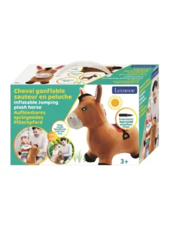 Poney sauteur gonflable bleu
