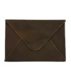 Porte-documents cuir marcel café