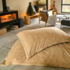 Pouf d'intérieur xxl - gris clair