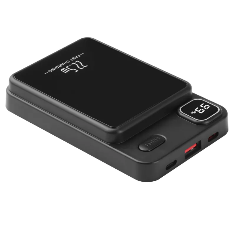 Power bank 10000 mah avec ecran led magsafe