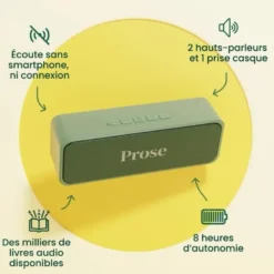 Prose – lecteur livres audio - edition 9-15 ans – livres programme cm1 à 3 ème