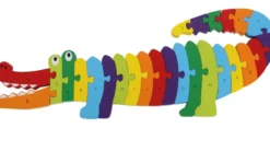 Puzzle abc crocodile