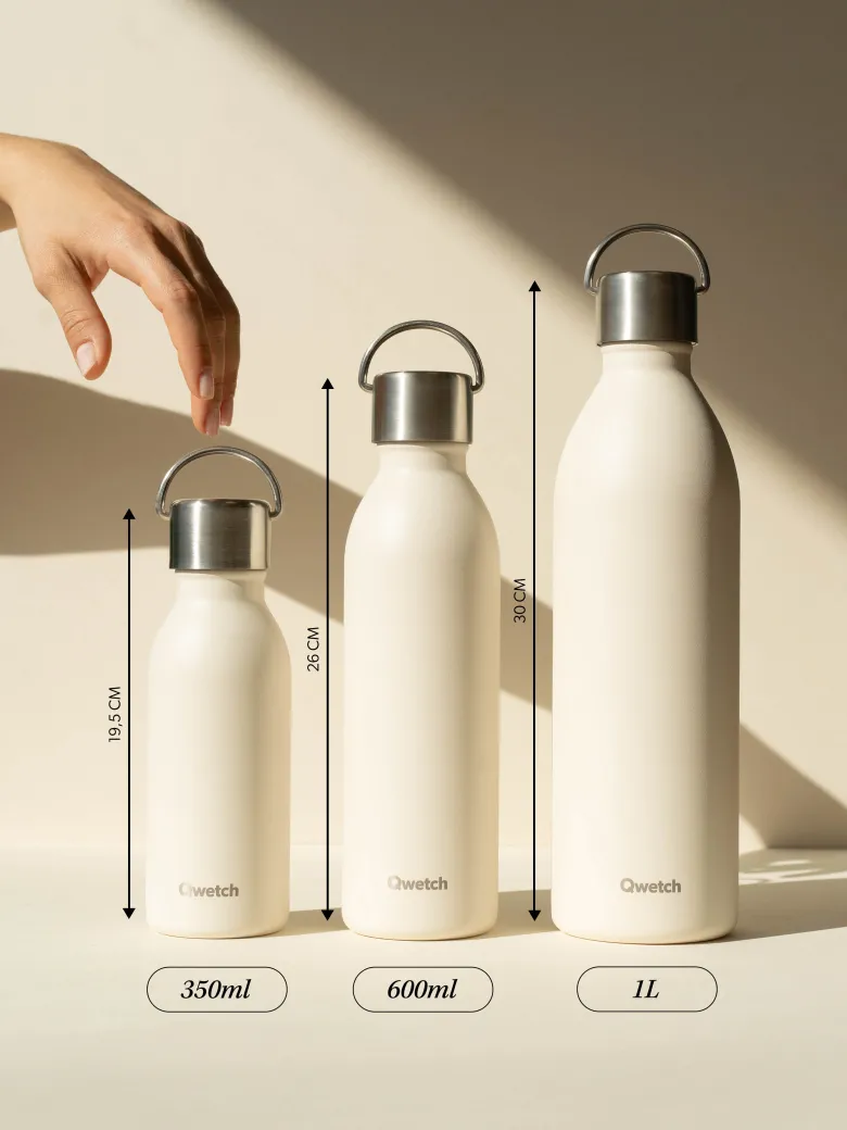 Qwetch bouteille isotherme active Bleu foncé
