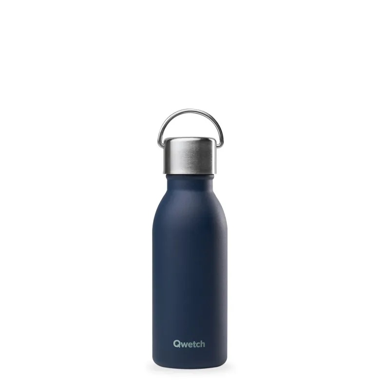 Qwetch bouteille isotherme active Bleu foncé