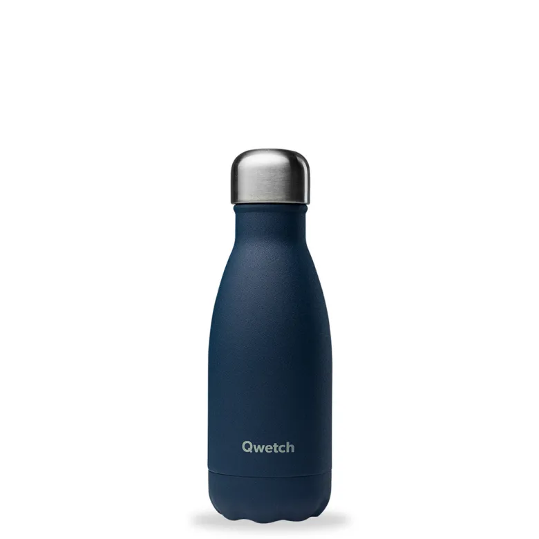 Qwetch bouteille isotherme originals Bleu foncé