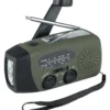 Radio & lampe torche solaire à manivelle dynamo d'urgence fosco