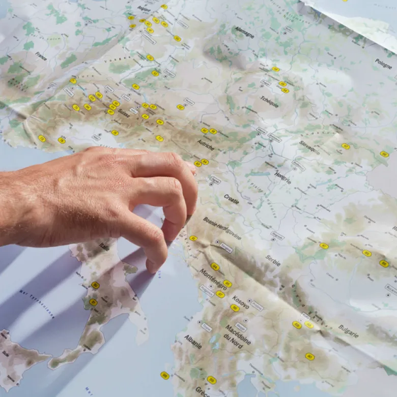 Recto Verso carte-méthode rando Europe