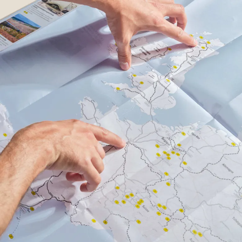 Recto Verso carte-méthode rando Europe