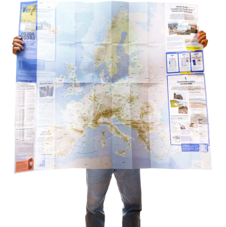 Recto Verso carte-méthode rando Europe