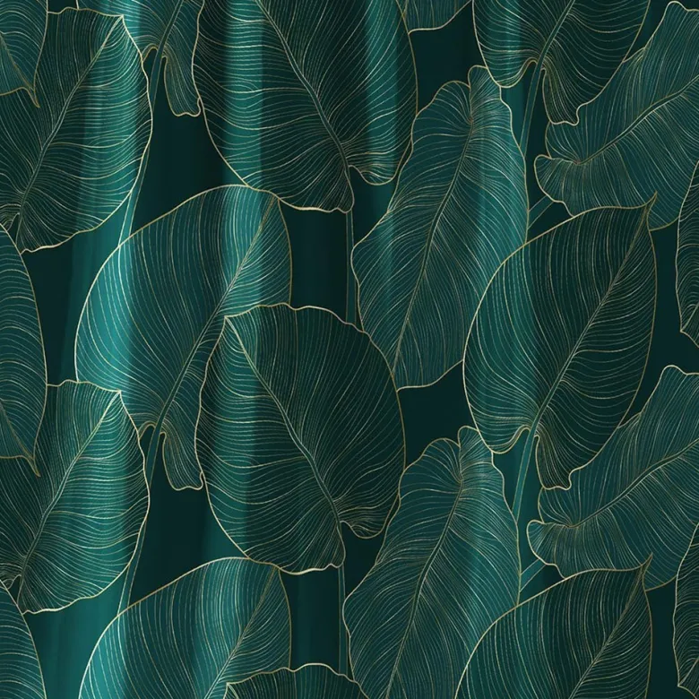 Rideau de douche polyester 180x200 jade