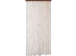Rideau de porte chenille florence beige - 120 x 220 cm - morel