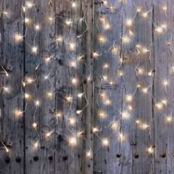 Rideau led blanc pur – 2m x 2m, effet flash