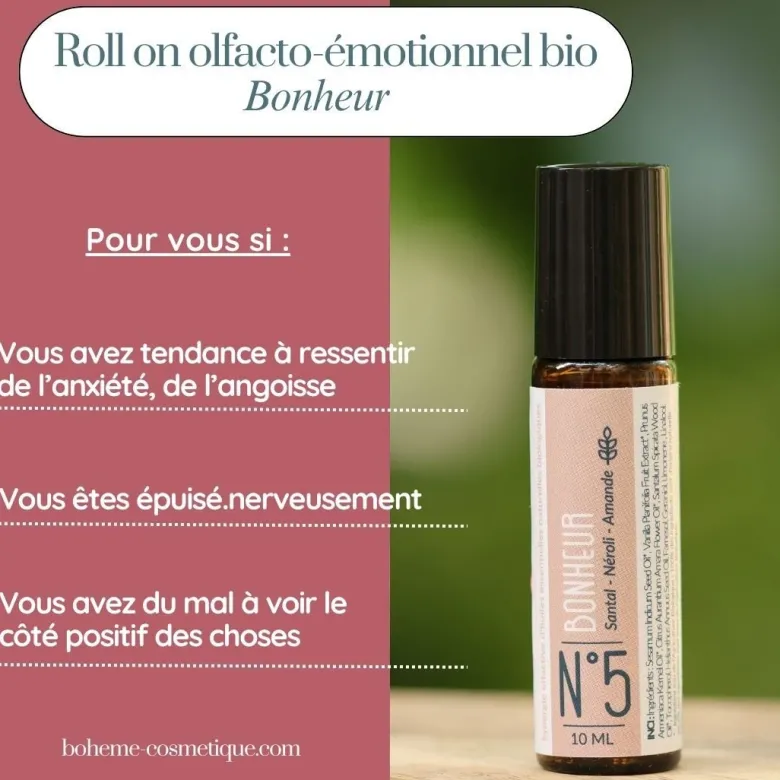 Roll on bio parfumé bonheur