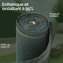 Rouleau de brise vue occultant - 1.50m