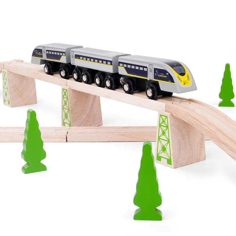 Réplique du train eurostar en bois