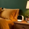 Réveil compact rechargeable 3 alarmes veilleuse température écran LED Naeo