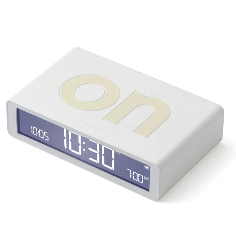 Réveil Flip Classic Lexon Blanc