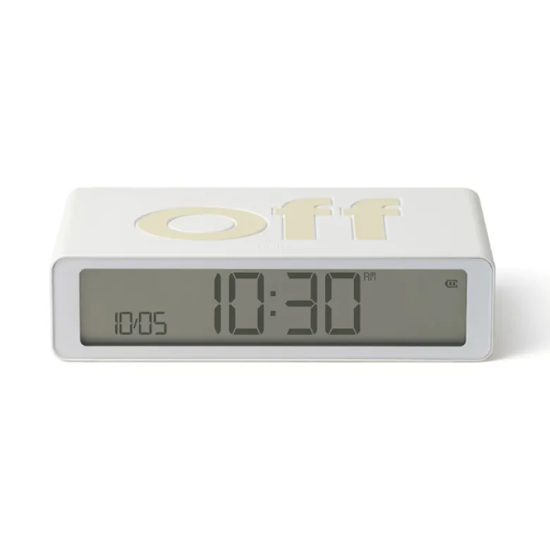 Réveil Flip Classic Lexon Blanc