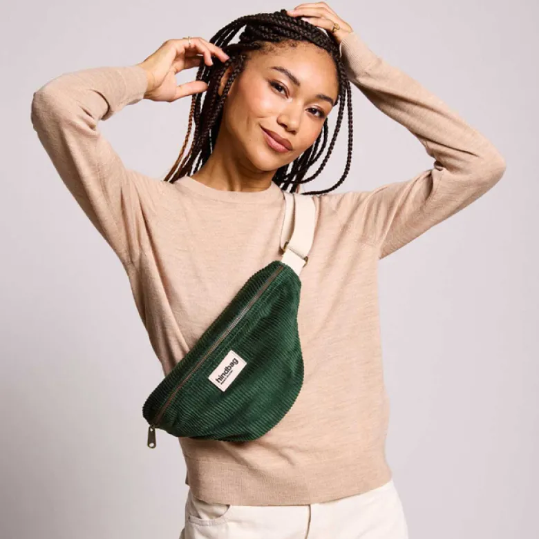 Sac banane velours bio Olivia Hindbag