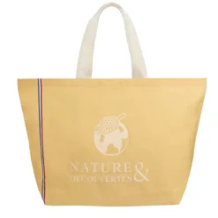 Sac cabas réutilisable éco-conçu Jaune