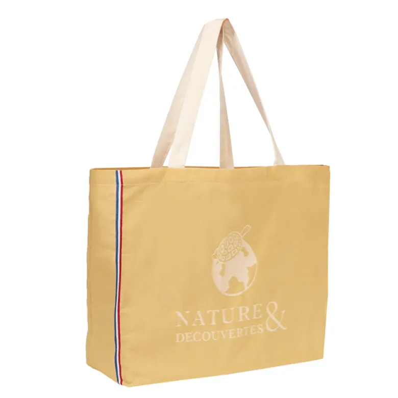 Sac cabas réutilisable éco-conçu Jaune