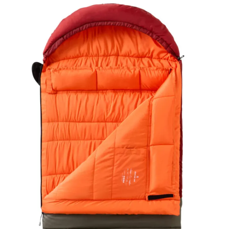 Sac de couchage 190 gris et rouge